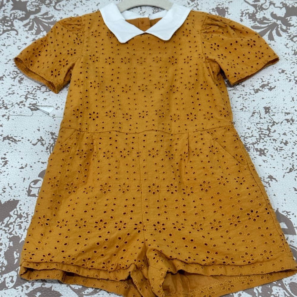 Janie and Jack fall romper 3t